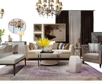 American Style Sofa Combination-ID:500129944