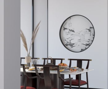 New Chinese Style Dining Table And Chairs-ID:524580536