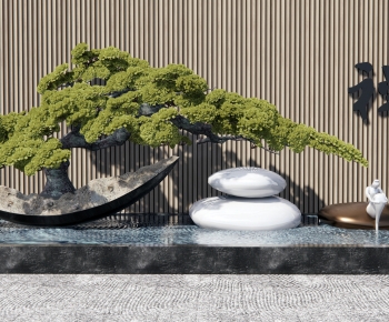 New Chinese Style Garden-ID:382755046