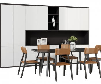 Modern Dining Table And Chairs-ID:853450067