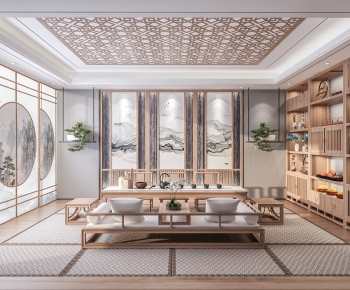 New Chinese Style Tea House-ID:748312007