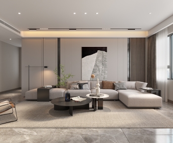 Modern A Living Room-ID:724852092