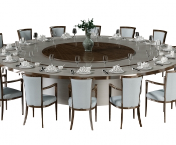 New Chinese Style Dining Table And Chairs-ID:293384083
