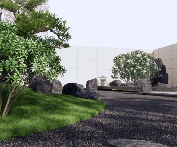 Japanese Style Courtyard/landscape-ID:653086901