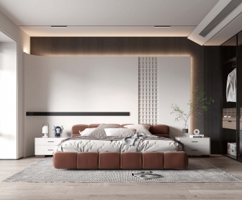 Wabi-sabi Style Bedroom-ID:215935955