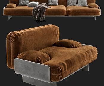 Modern Three-seat Sofa-ID:715326074