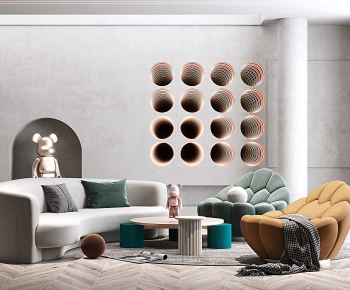 Modern Sofa Combination-ID:663113124