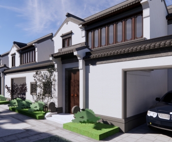 Chinese Style Villa Appearance-ID:428527129