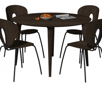 Modern Dining Table And Chairs-ID:495232119