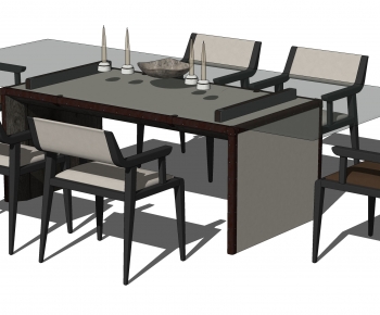 Modern Dining Table And Chairs-ID:153433085