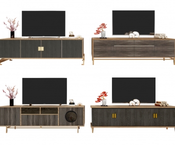 New Chinese Style TV Cabinet-ID:294357063