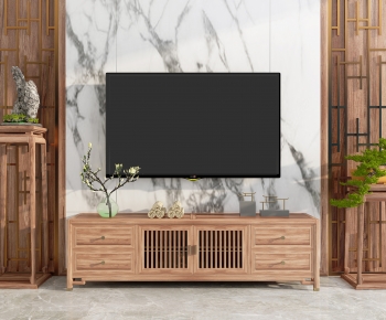 New Chinese Style TV Cabinet-ID:249226097