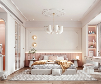 French Style Girl's Room Daughter's Room-ID:866714009