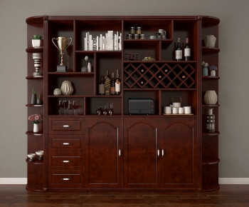 American Style Wine Cabinet-ID:928201912