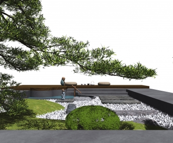 New Chinese Style Garden-ID:864727973