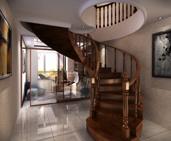 European Style Stairwell-ID:231021888