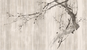 New Chinese StyleAnimal And Plant Pattern Wallpaper