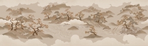 New Chinese StyleAnimal And Plant Pattern Wallpaper