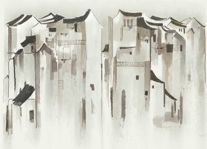 New Chinese StyleArchitectural Painting