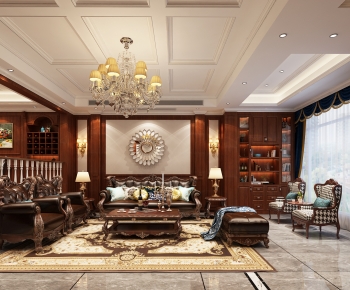 European Style A Living Room-ID:614053961