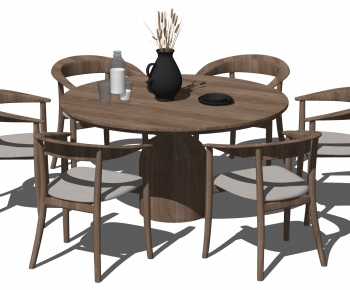 Modern Dining Table And Chairs-ID:129529951