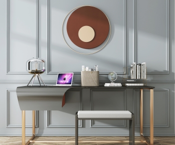 Modern Computer Desk And Chair-ID:999272111