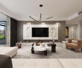 Modern A Living Room-ID:824590925