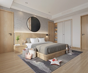 Japanese Style Bedroom-ID:814076904
