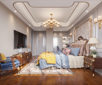 European Style Bedroom-ID:155680249