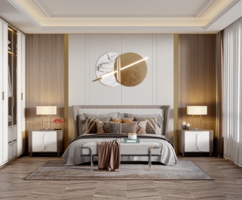 New Chinese Style Bedroom-ID:793054109