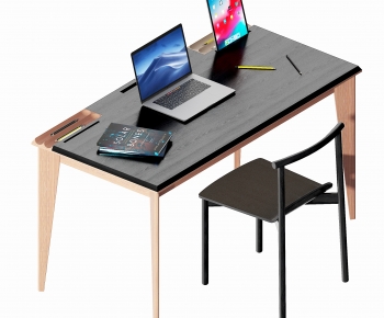 Modern Computer Desk And Chair-ID:288284067