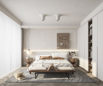 Modern Wabi-sabi Style Bedroom-ID:263520966