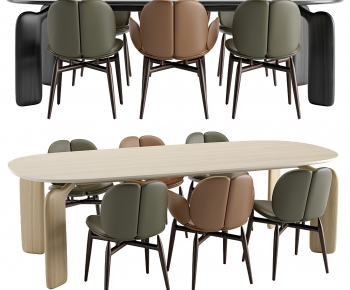 Modern Dining Table And Chairs-ID:925483947