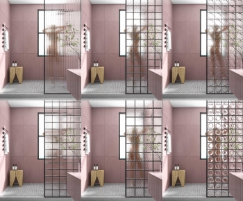 Modern Glass Screen Partition-ID:588429029