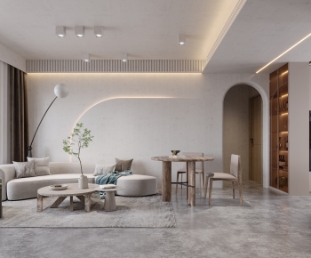 Wabi-sabi Style A Living Room-ID:885899079