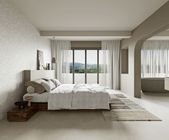 Modern Wabi-sabi Style Guest Room-ID:353617911