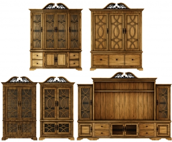 American Style Wine Cabinet-ID:626638898