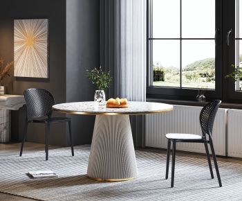 Modern Dining Table And Chairs-ID:952023988