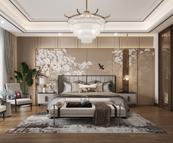 New Chinese Style Bedroom-ID:773448941
