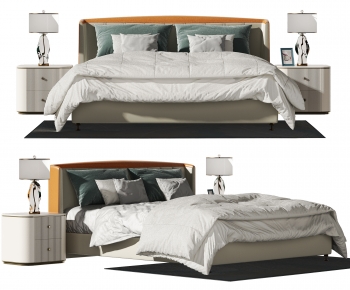 Modern Double Bed-ID:692329886