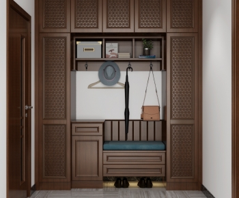 New Chinese Style Shoe Cabinet-ID:687561997