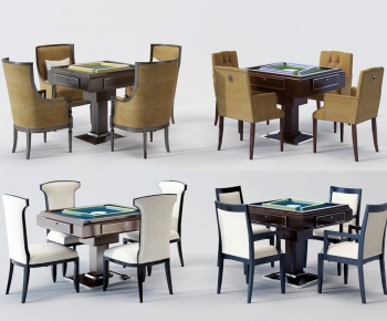 Modern Mahjong Tables And Chairs-ID:467036019
