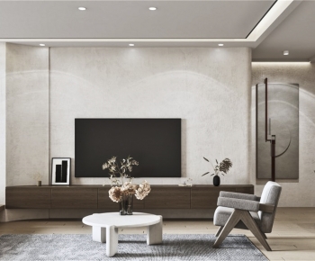 Wabi-sabi Style A Living Room-ID:744740017