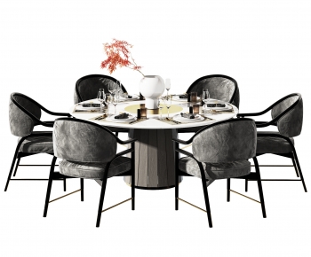New Chinese Style Dining Table And Chairs-ID:520745993