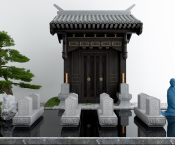 New Chinese Style Garden-ID:647296914