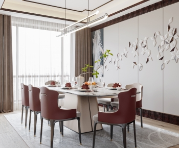 New Chinese Style Dining Room-ID:399946938