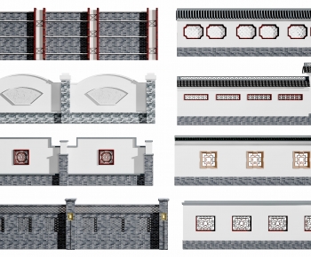 New Chinese Style Building Component-ID:628985887