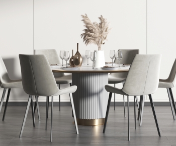 Modern Dining Table And Chairs-ID:976083992