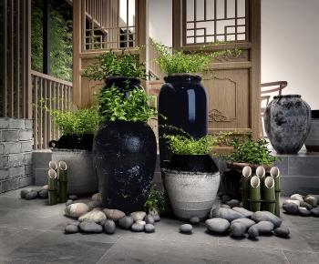 New Chinese Style Garden-ID:950629959