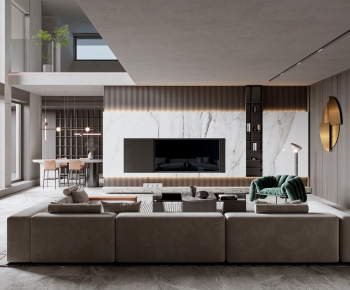 Modern A Living Room-ID:508527041